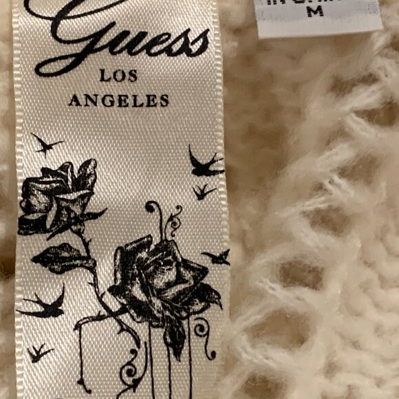 Guess Open Knit White Cover Up Dress - Picture 9 of 9